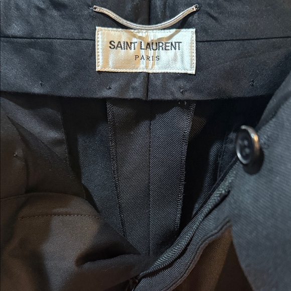 Saint Laurent Men's Black Dress Pants 50 - Picture 2 of 5